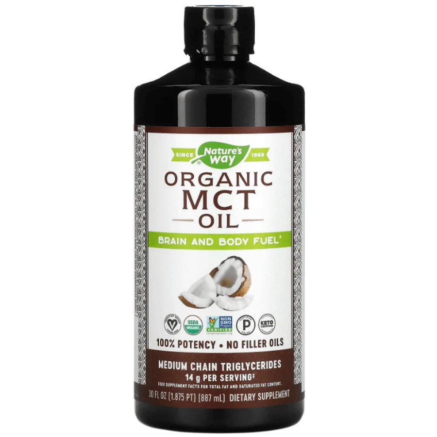Кокосова олія MCT Nature's Way Oil From Coconut, 887 мл: ціни та характеристики