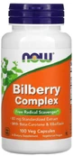 Черника Now Foods Bilberry Complex комплекс для зрения, 100 вегетарианских капсул