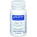 Цинк Pure Encapsulations Zinc, 15 мг, 60 капсул