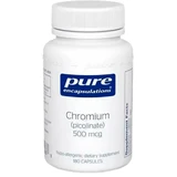 Хром пиколинат Pure Encapsulations Chromium picolinate, 500 мкг, 180 капсул