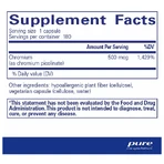 Хром піколінат Pure Encapsulations Chromium picolinate, 500 мкг, 180 капсул: ціни та характеристики