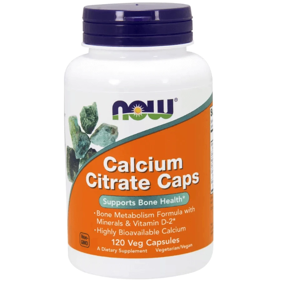 Цитрат кальцію Now Foods Calcium Citrate з мінералами, 120 вегетаріанських капсул: ціни та характеристики
