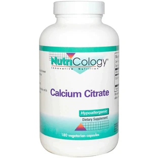 Цитрат кальцію Nutricology Calcium Citrate, 180 капсул