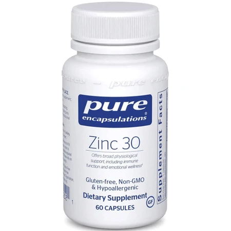 Цинк Pure Encapsulations Zinc 30 мг, 60 капсул: ціни та характеристики