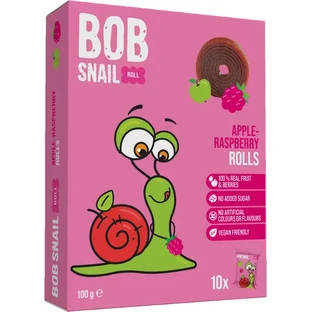 Натуральні цукерки Bob Snail Яблуко-малина, 100 г