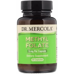 Фолат Dr. Mercola Folate 5 мг, 30 капсул