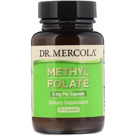 Фолат Dr. Mercola Folate 5 мг, 30 капсул: цены и характеристики