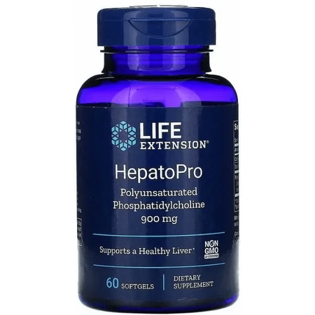 Фосфатидилхолін Life Extension Hepatopro 900 мг, 60 капсул: ціни та характеристики