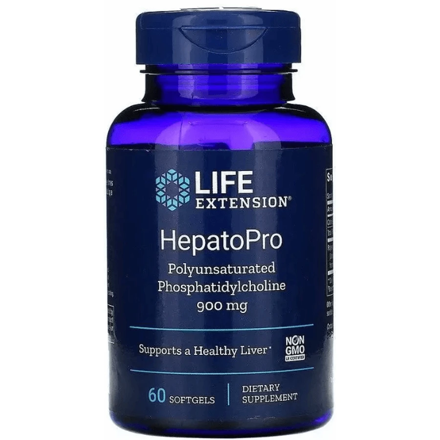 Фосфатидилхолін Life Extension Hepatopro 900 мг, 60 капсул: ціни та характеристики