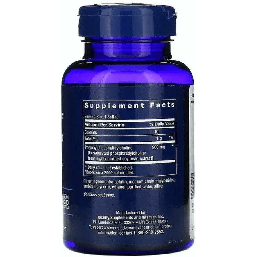 Фосфатидилхолін Life Extension Hepatopro 900 мг, 60 капсул: ціни та характеристики