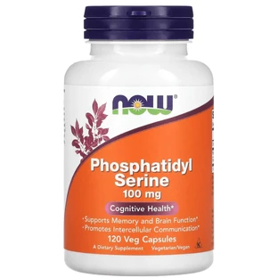 Фосфатидилсерін Now Foods Phosphatidyl Serine 100 мг, 120 вегетаріанських капсул