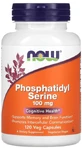 Фосфатидилсерин Now Foods Phosphatidyl Serine 100 мг, 120 вегетарианских капсул