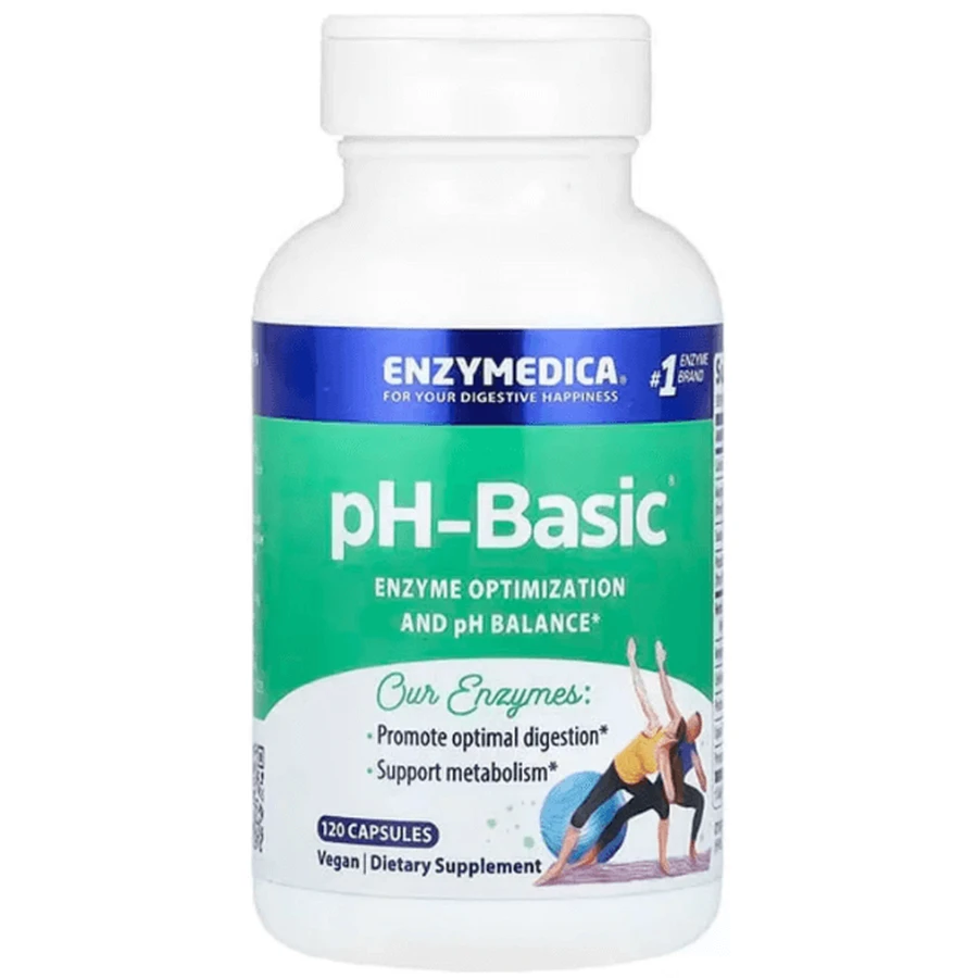 Ферменти рН баланс Enzymedica pH-Basic, 120 капсул: ціни та характеристики