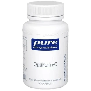 Залізо Pure Encapsulations OptiFerin-C, 60 капсул