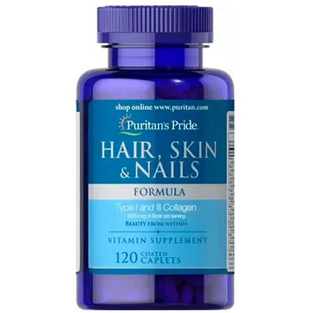 Формула для волосся, шкіри, нігтів Puritan's Pride Hair Skin Nails Formula, 120 каплет: ціни та характеристики