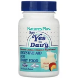 Фермент лактаза Natures Plus Lactase enzymes, 50 жевательных таблеток