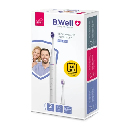 Электрическая звуковая зубная щетка B.Well PRO-850: цены и характеристики