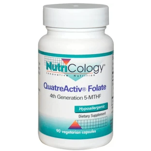 Фолат Nutricology 5-MTHF QuatreActiv Folate, 90 капсул