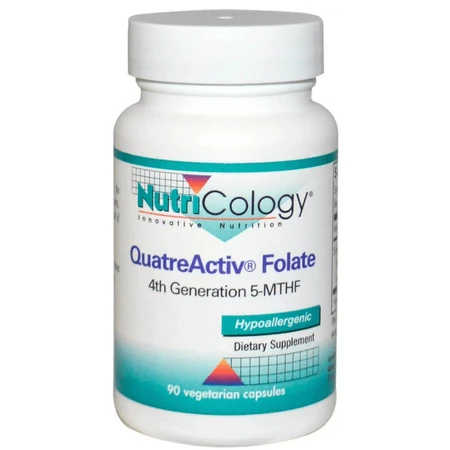 Фолат Nutricology 5-MTHF QuatreActiv Folate, 90 капсул: цены и характеристики