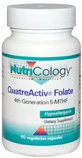 Фолат Nutricology 5-MTHF QuatreActiv Folate, 90 капсул