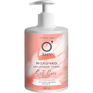 Молочко для інтимної гігієни O'Shy Soft Care 500 мл