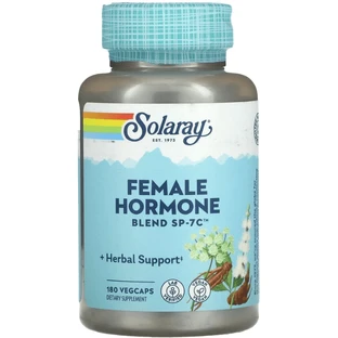 Суміш жіночих гормонів Solaray Female Hormone Blend SP-7C, 180 капсул