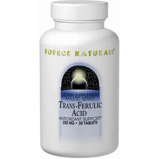 Транс-ферулова кислота Source Naturals Trans-Ferulic Acid 250 мг, 30 таблеток