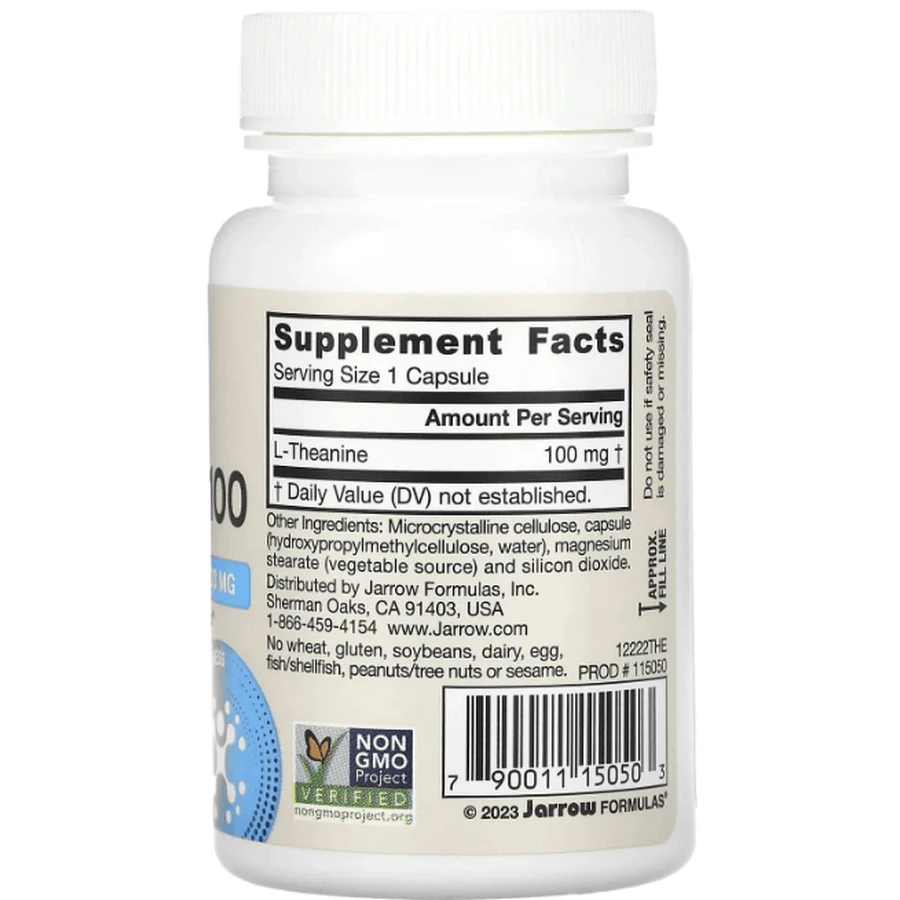 Теанін Jarrow Formulas Theanine 100 мг, 60 капсул: ціни та характеристики
