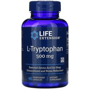 Триптофан Life Extension L-Tryptophan 500 мг, 90 капсул