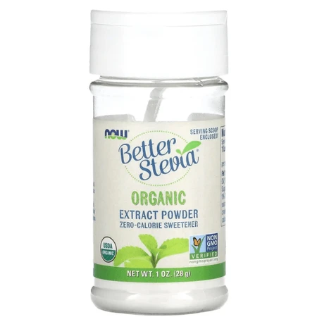 Стевия Now Foods BetterStevia, органический порошок, 28 г: цены и характеристики