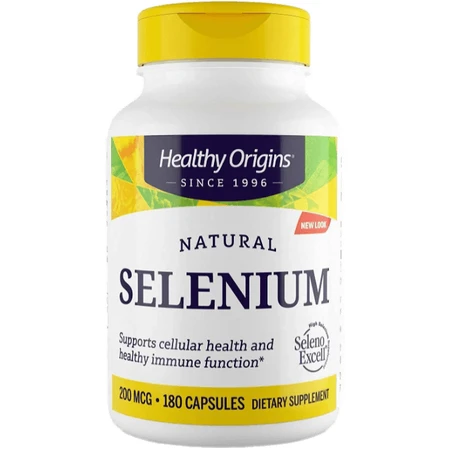 Селен Healthy Origins Seleno Excell 200 мкг, 180 капсул: ціни та характеристики
