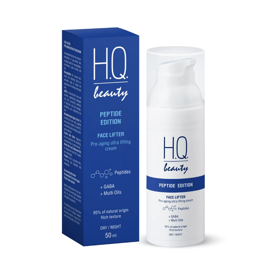 Крем-лифтер для лица про-возрастной Peptide Edition ультралифтинг H.Q. Beauty 50 мл: цены и характеристики