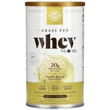 Сывороточный протеин Solgar Grass Fed Whey To Go  порошок, вкус ванили, 338 г
