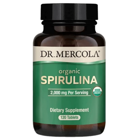 Спирулина Dr. Mercola Spirulina 2000 мг, 120 таблеток: цены и характеристики
