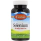 Селен Carlson Selenium 200 мкг, 180 капсул