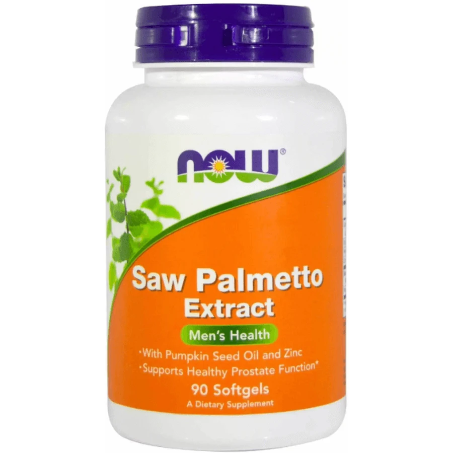 Экстракт Со Пальметто Now Foods Saw Palmetto 160 мг, с маслом семян тыквы и цинком, мужское здоровье, 90 гелевых капсул: цены и характеристики