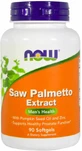 Экстракт Со Пальметто Now Foods Saw Palmetto 160 мг, с маслом семян тыквы и цинком, мужское здоровье, 90 гелевых капсул