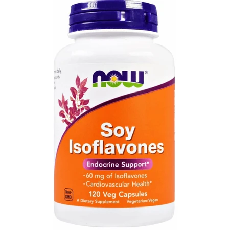 Соевые изофлавоны Now Foods Soy Isoflavones, 120 вегетарианских капсул: цены и характеристики