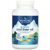 Риб'ячий жир з печінки тріски Nordic Naturals Cod Liver Oil 1000 мг, лимон, арктичний, 180 капсул