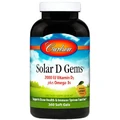 Риб'ячий жир та вітамін Д3 Carlson Solar D Gems 2000 МО, лимон, 360 капсул