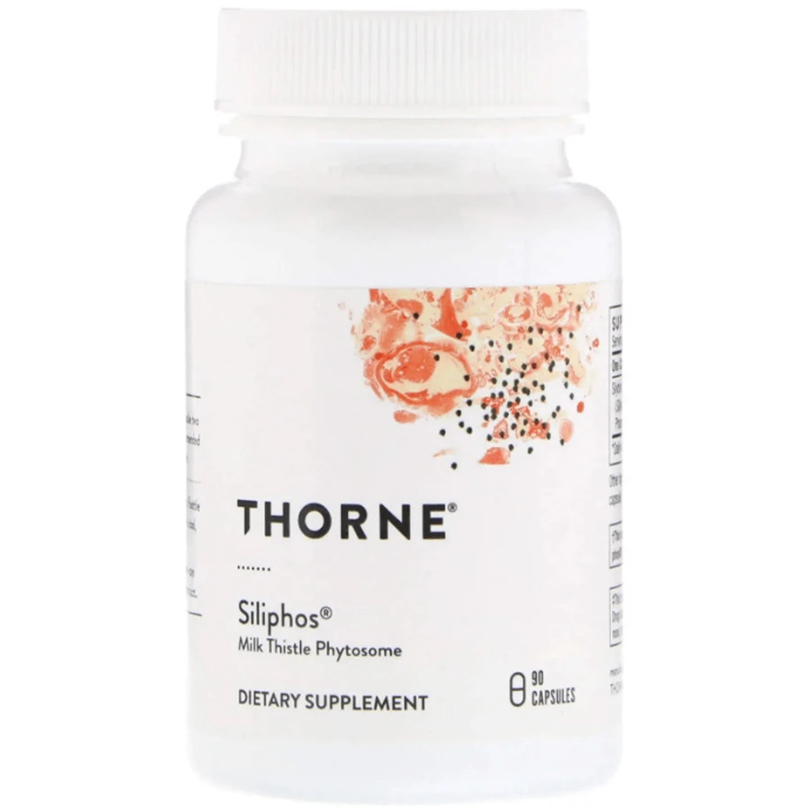 РасторопшаThorne Siliphos, 90 капсул: цены и характеристики