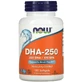 Докозагексаеновая кислота (ДГК) Now Foods DHA-250, 120 гелевых капсул