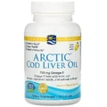 Рыбий жир из печени трески Nordic Naturals Cod Liver Oil 1000 мг, лимон, арктический, 90 капсул