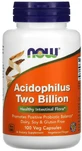 Пробиотик Now Foods Acidophilus 2 млрд, 100 растительных капсул