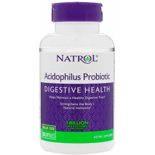 Пробиотики Natrol Acidophilus, 150 капсул
