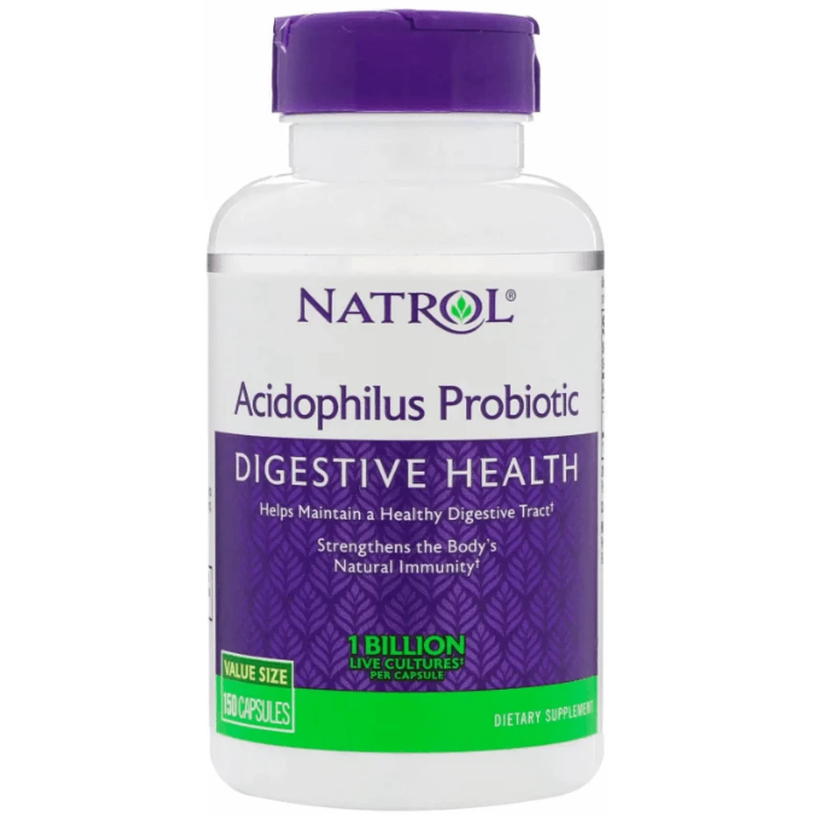 Пробиотики Natrol Acidophilus, 150 капсул: цены и характеристики