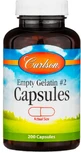 Пустая желатиновая капсула Carlson Small #2 Empty Caps, маленькая, 200 шт.