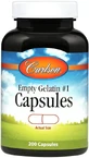 Пустая желатиновая капсула Carlson Empty Caps #1, Med-SM, 200 шт.