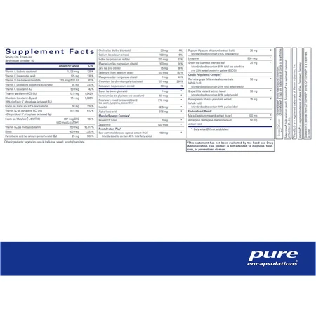 Витаминно-минеральный комплекс Pure Encapsulations Men's Nutrients для мужчин старше 40, 180 капсул: цены и характеристики