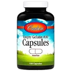 Порожні желатинові капсули Carlson Empty Caps Large #00, великі, 200 шт.: ціни та характеристики